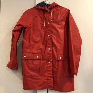 Vintage 1981 Lacoste Reversible Rain Coat